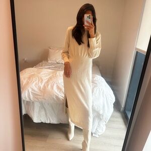 & Other Stories cream / ivory sweater dress size S
